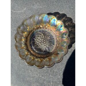 Northwood "Grape and Cable" pattern Carnival glass bowl vintage
